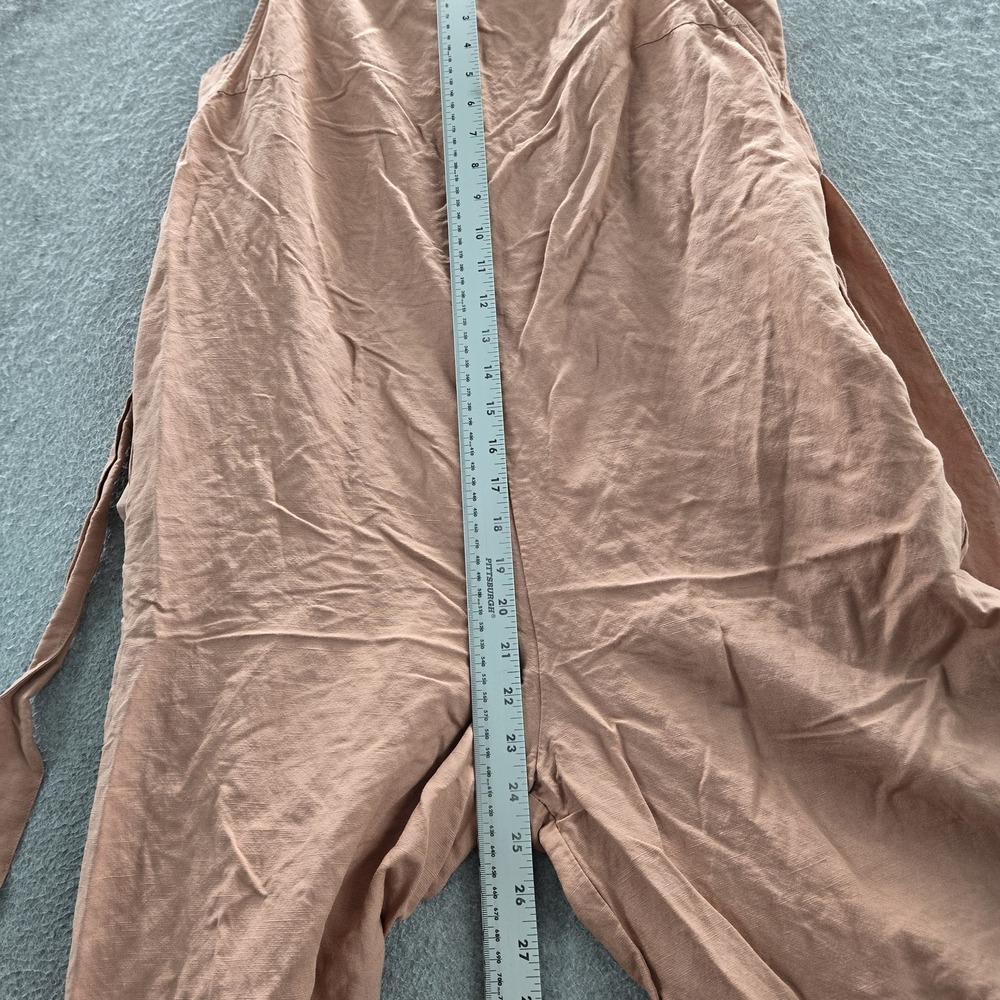 Uniqlo Rust-Brown Wide-Leg Jumpsuit - Picture 8 of 12